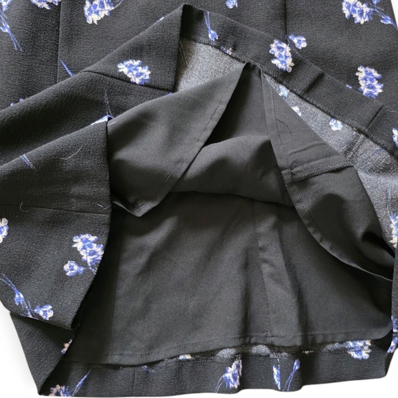 Club Monaco Lenoria Mini Dress, Black Floral, Women's Size 00 - Picture 6 of 9